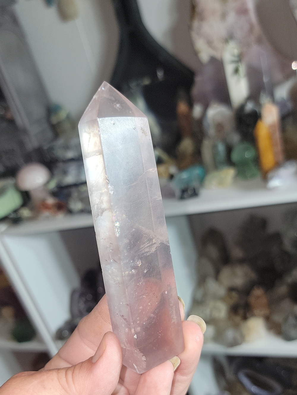 Fluorite Point Crystal Tower